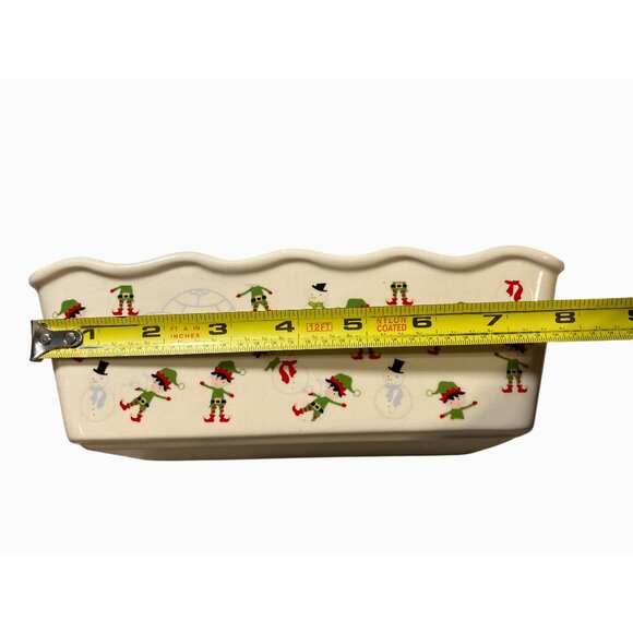 Ceramic Elf Loaf Pan Dish - Picture 10 of 13